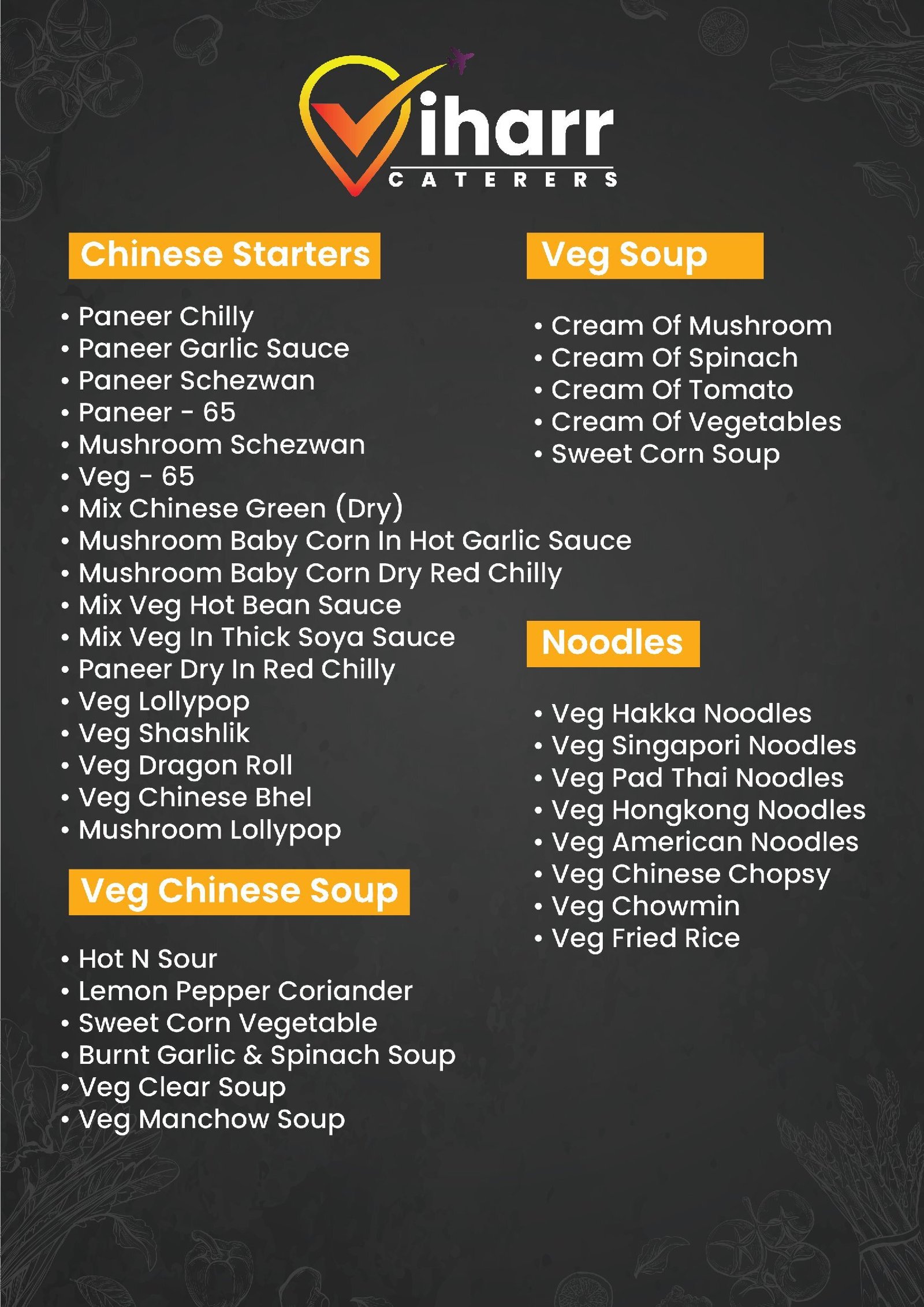 Veg Menu